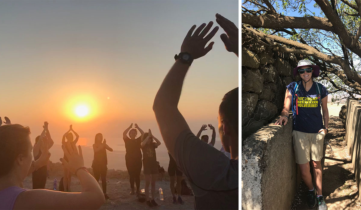 Sunrise Yoga on Masada with Rebecca Cohn