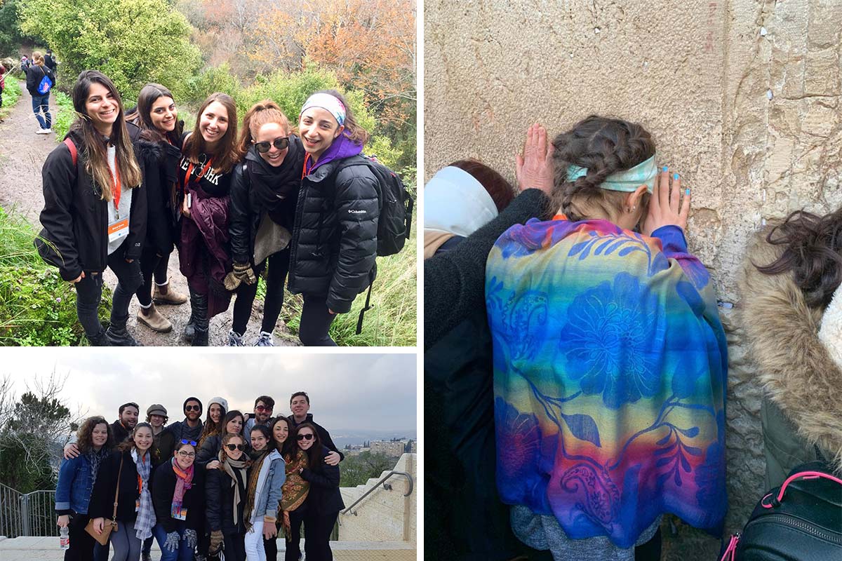 Photos of Holly on her Birthright Israel trip