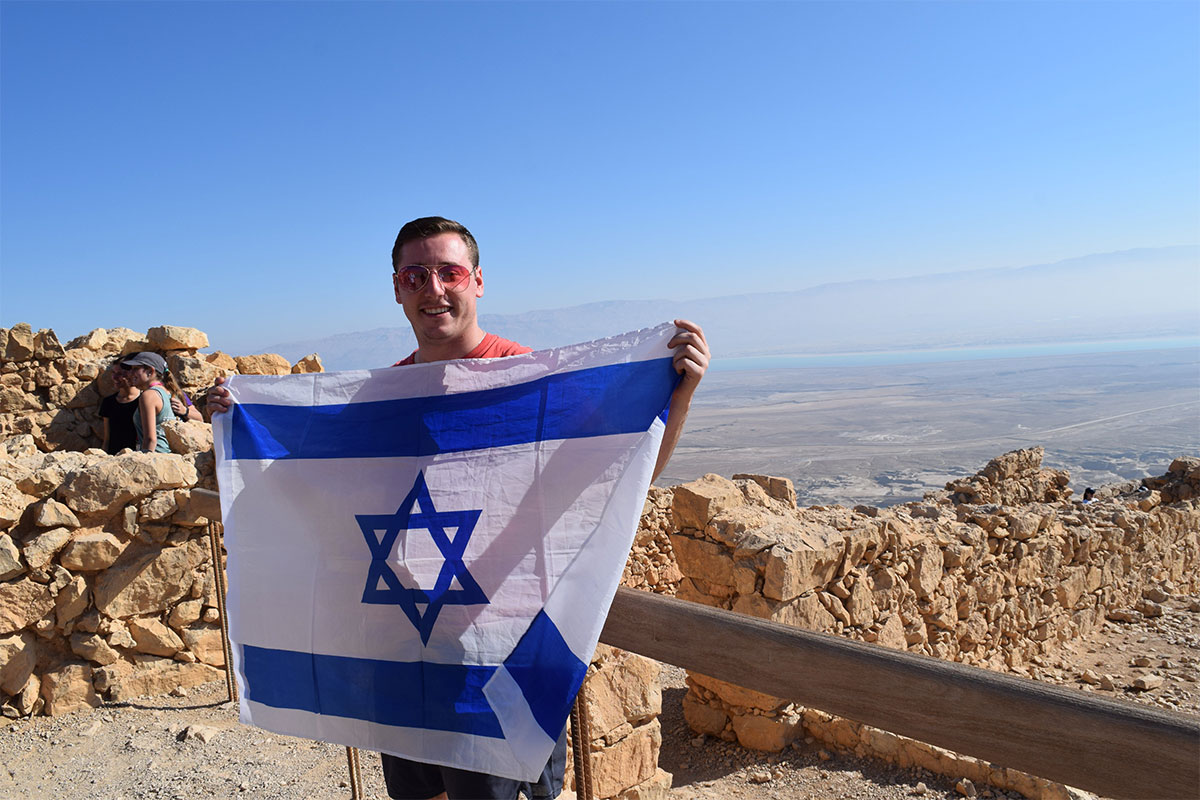 Samuel on top of Masada