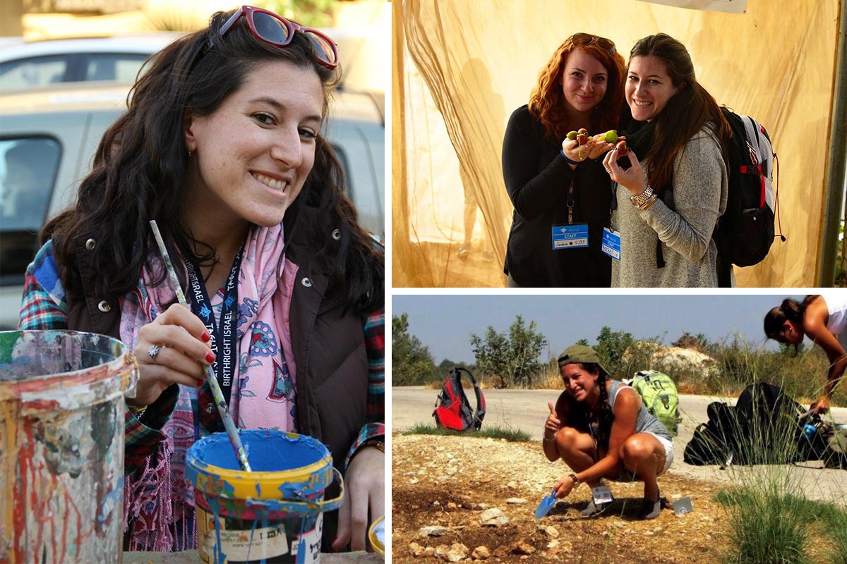 Photos of Rachel on Birthright Israel