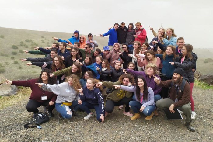 Jamie with her Birthright Israel group