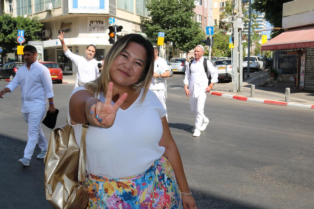 Amy Albertson in Tel Aviv